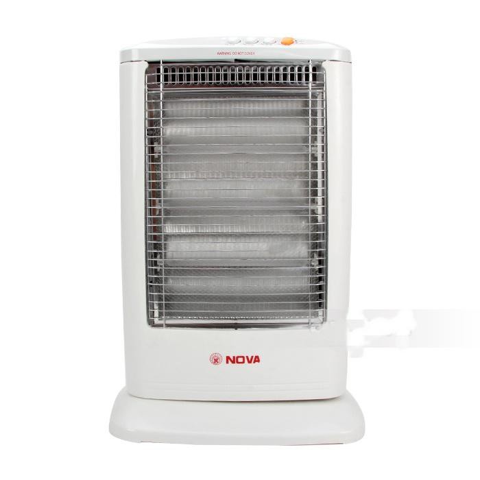 Quạt sưởi Nova 3 bóng cho bé, sử dụng bóng halogen an toàn, trang bị lưới bảo vệ, tự động ngắt, tiết kiệm điện năng