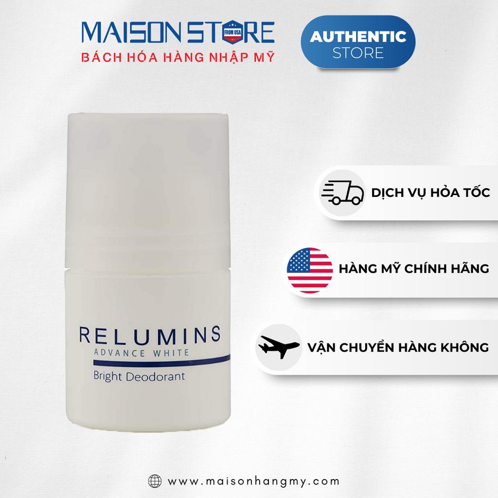LĂN KHỬ MÙI LÀM TRẮNG NÁCH RELUMINS ADVANCED WHITE - Hàng Nhập USA Chính Hãng
