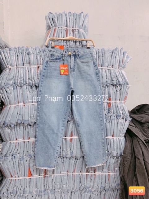QUẦN JEAN TRƠN BAGGY🎯quần baggy xanh nhạt mã 3056 | BigBuy360 - bigbuy360.vn