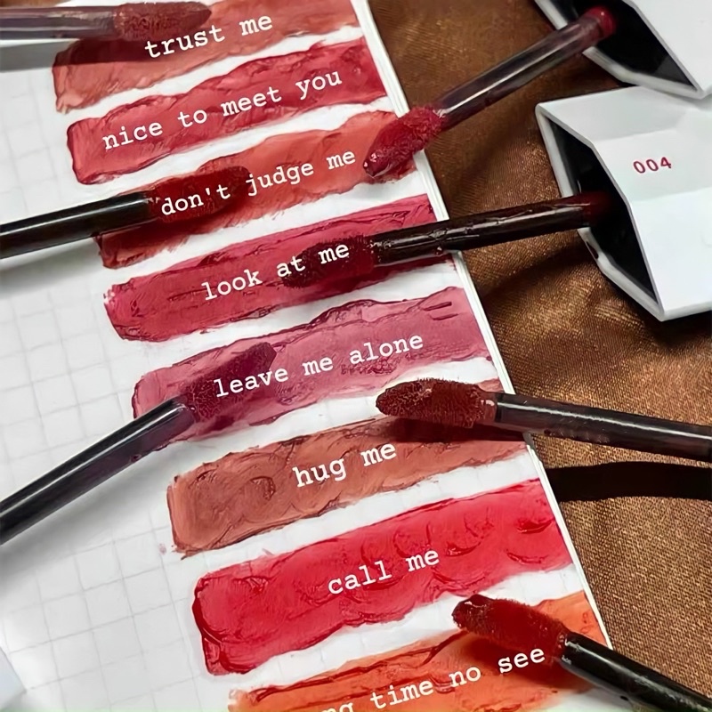 Thỏi Son Kem Lì Son Danh Thiếp Sang Trọng LIPGLAZE HUAXIXI