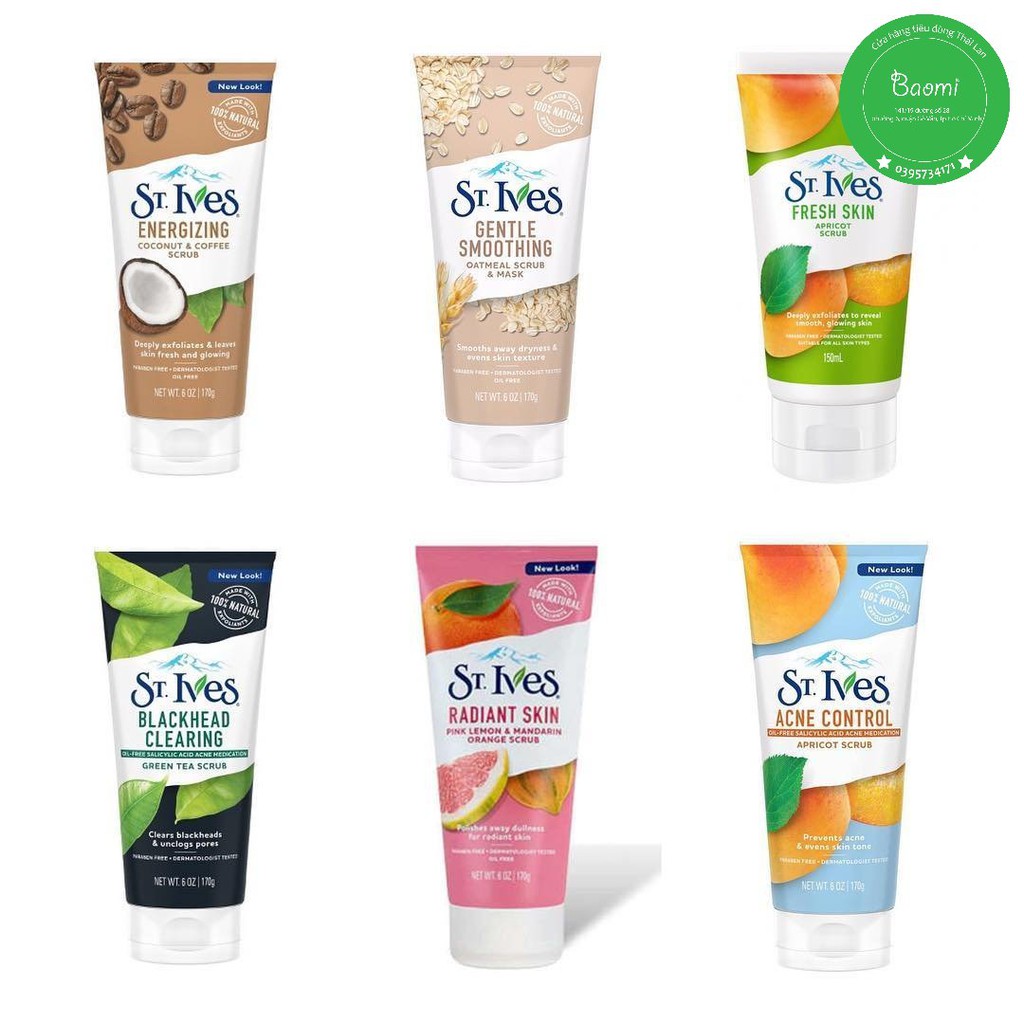 SỮA RỬA MẶT TẨY TẾ BÀO CHẾT ST.IVES 170G