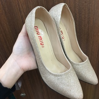 {Hình thật} Giày cao gót nữ 7p cao cấp thời trang