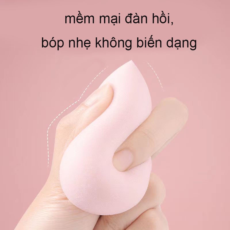 Mút Trang Điểm Hình Quả Trứng Mặt Cắt Mềm Mịn Dùng Tán Kem Nền Nhanh Tiện Lợi Giá Siêu Tốt