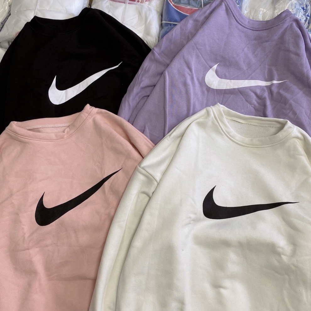 Áo nỉ nữ cổ tròn tay bồng hình vảy 4 màu mặc thu đông - Uni | BigBuy360 - bigbuy360.vn