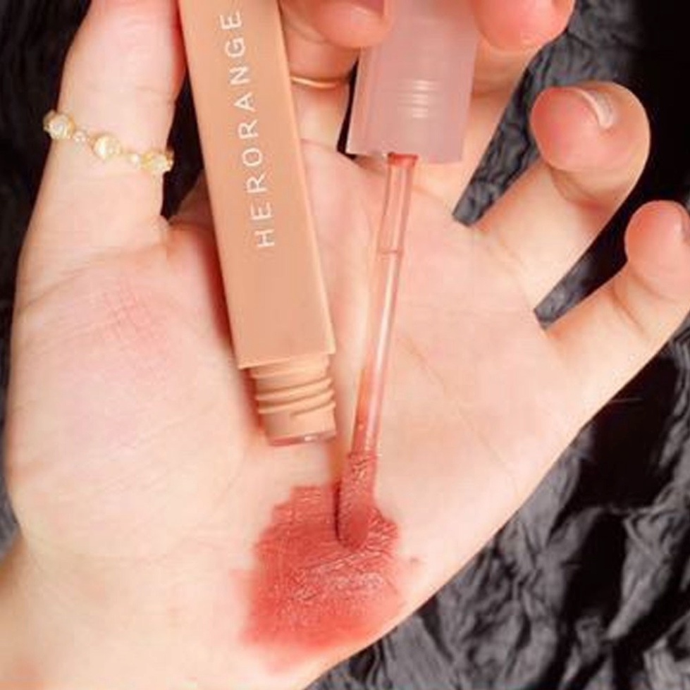 Son Kem Lì ❤️𝑭𝒓𝒆𝒆𝒔𝒉𝒊𝒑❤️ Son Kem Lì HERORANGE Thân Vuông Nội Địa Trung Chính Hãng