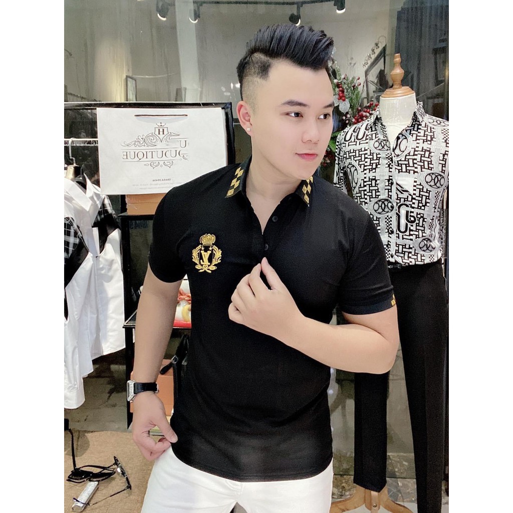 Áo thun nam có cổ hàng shop đẹp cực ngầu . | BigBuy360 - bigbuy360.vn