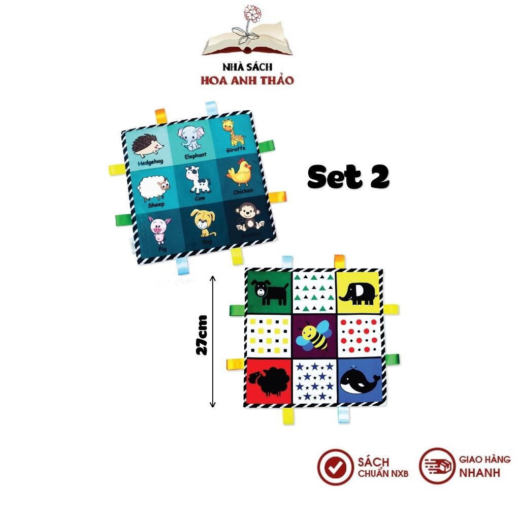 Tranh vải Tummy Time Lalala baby kích thích thị giác cho bé sơ sinh, phát triển não bộ