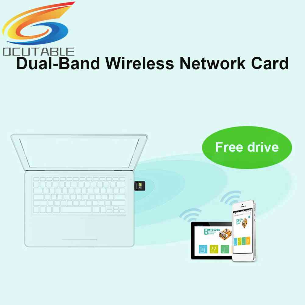 Thẻ Mạng Không Dây USB 600M Băng Tần Kép 2.4GHz 5GHz