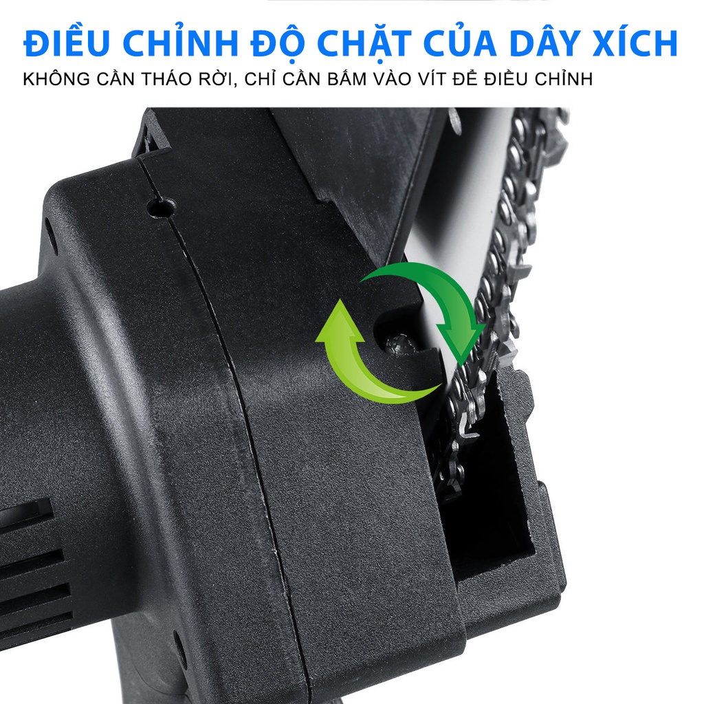 [RẺ VÔ ĐỊCH] Máy cưa xích cầm tay dùng pin Hitachi 199V - 2 Pin 10 Cell