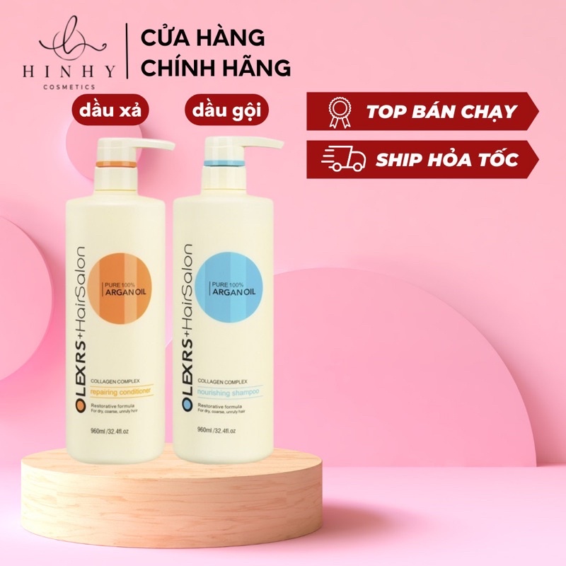 Cặp Dầu Gội Xả Olexrs Argan Oil Collage | BigBuy360 - bigbuy360.vn