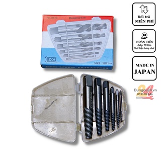 Bộ tháo bu lông ốc vít gãy skc no.1816 sáu mũi nhật bản