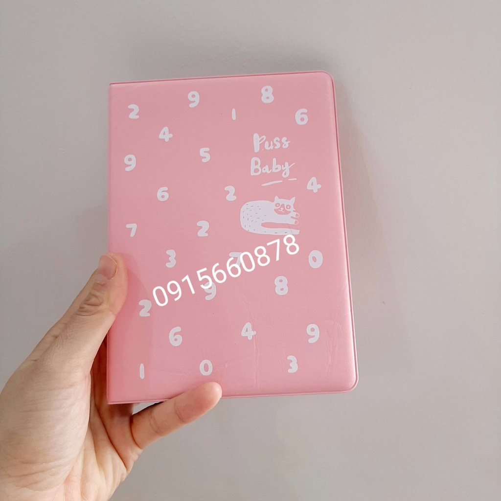 [Mã LIFE1003ALL giảm 10% đơn 50K] Album ảnh 7x10, 6x9 đựng được 72 ảnh bìa Puss Baby