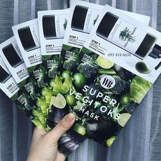 Mặt Nạ Thải Độc Rau Củ Super Vegitoks Hàn Quốc