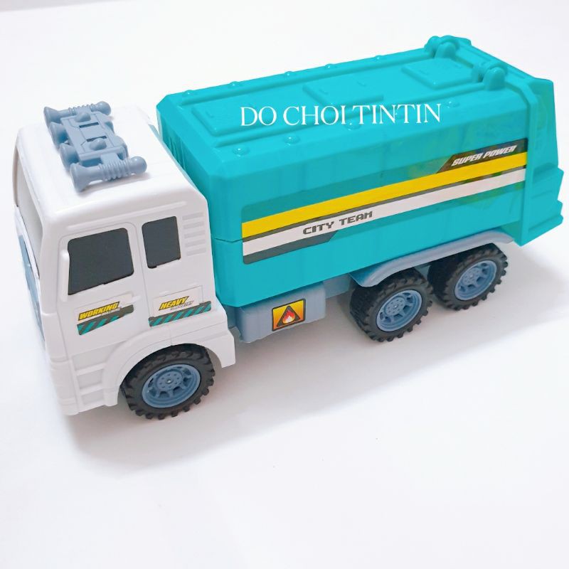 [HÀNG ĐẸP-TO- có TRỚN] Đồ chơi xe vệ sinh môi trường loại to 28cm