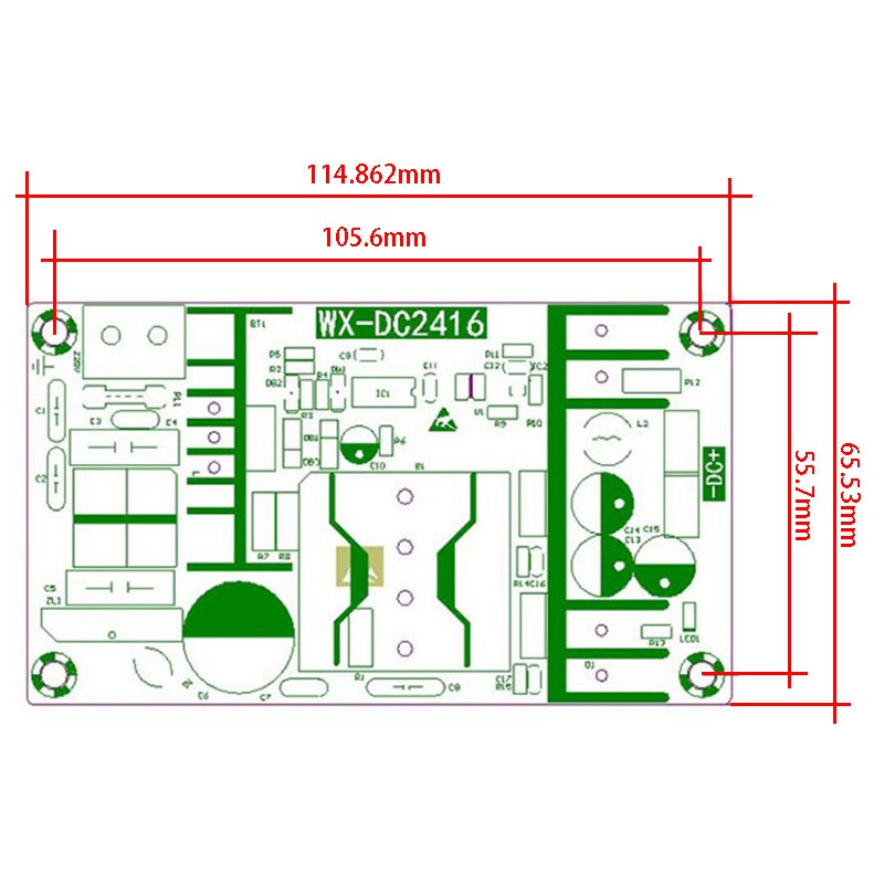 Bộ Chuyển Đổi Nguồn Điện Từ 110v 220v Sang Dc 12v 8a 100w