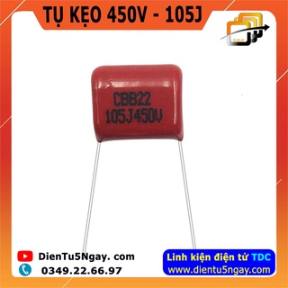 Tụ 400v - 105j - tụ cbb22 105 15mm