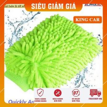 Găng tay rửa xe, găng tay chuyên dụng lau rửa ô tô xe máy hai mặt - Shop KingCar