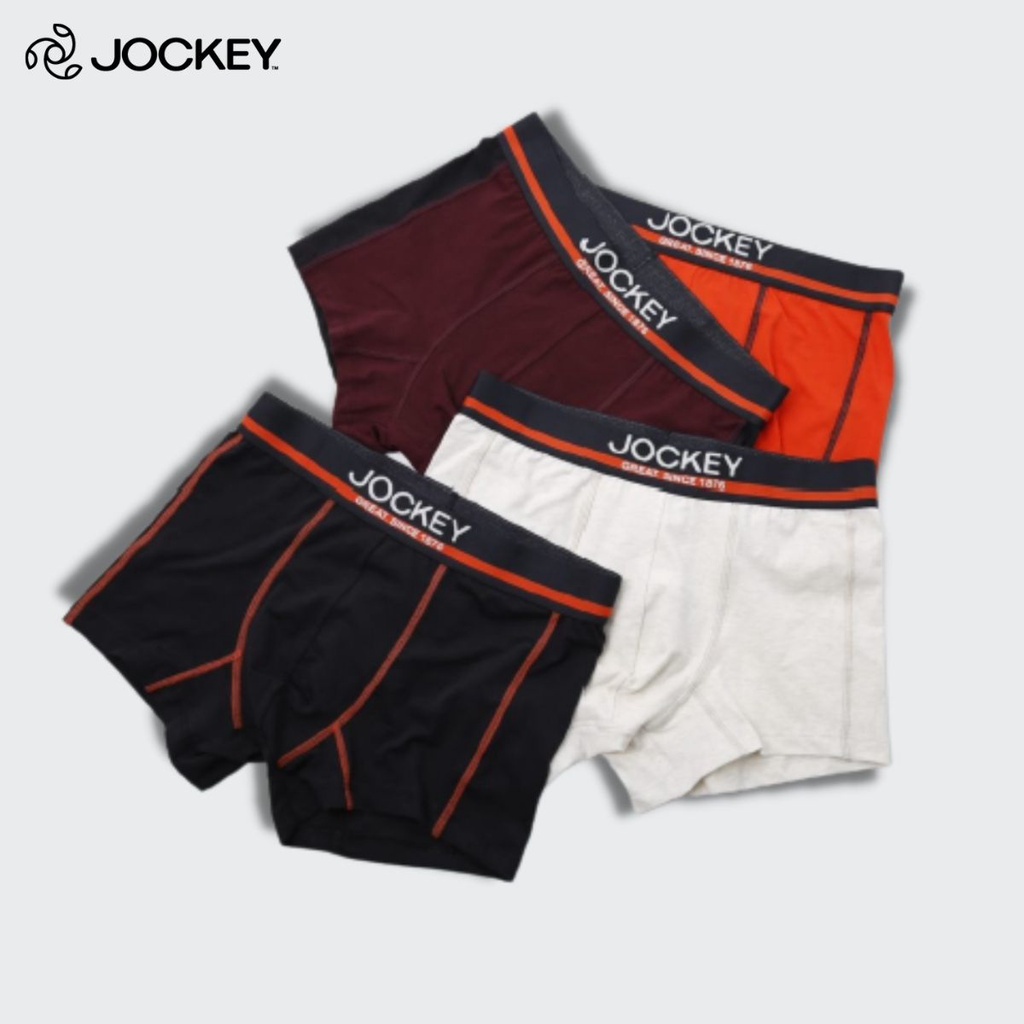 Combo 03 Quần Lót Nam Jockey Trunk Boxer Thun Cotton Pima Mềm Mịn Thoáng Mát - JUMB0315 - Hàng mới về