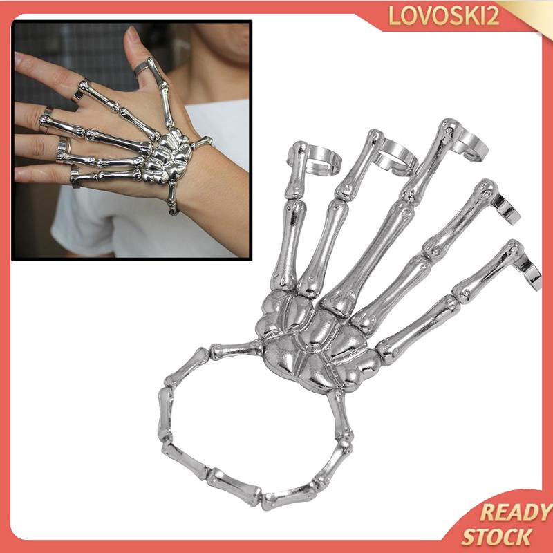 Vòng đeo tay co giãn kiểu xương bàn tay tùy chọn màu sắc
