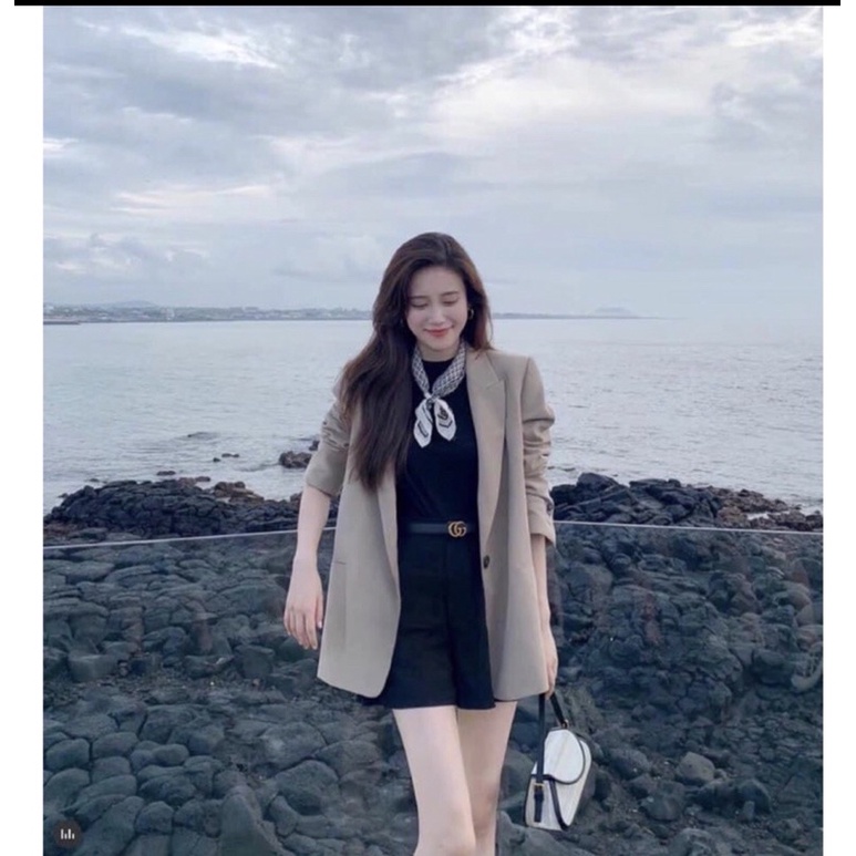 Áo blazer xuất xịn hai lớp ảnh thật cuối