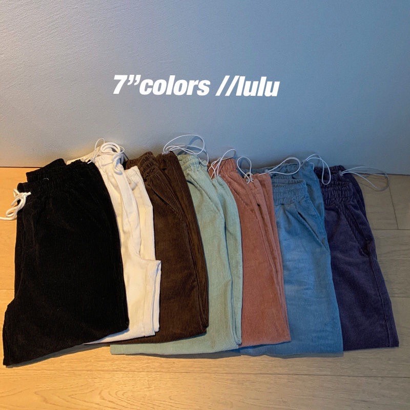 quần nhung tăm bo gấu 107k