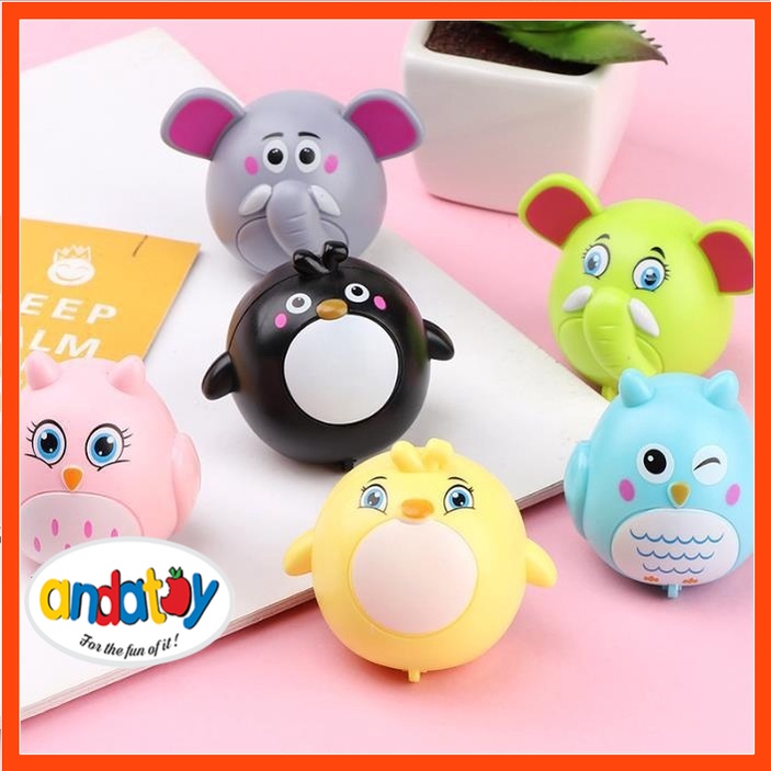 Đồ chơi ô tô động vật mini lên dây cót đồ chơi trẻ em ANDATOY AD866