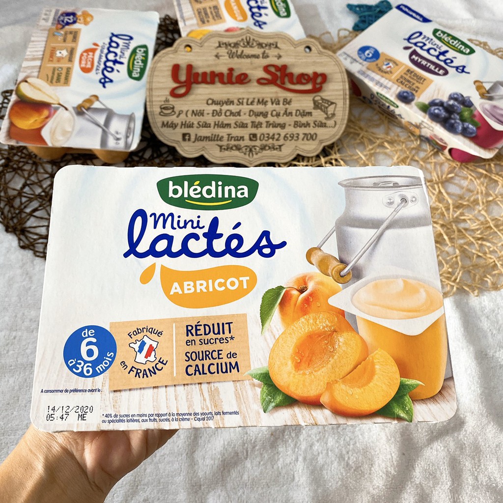 [Lẻ 1 hộp] Sữa chua nguội Bledina Pháp (date 9/2021)