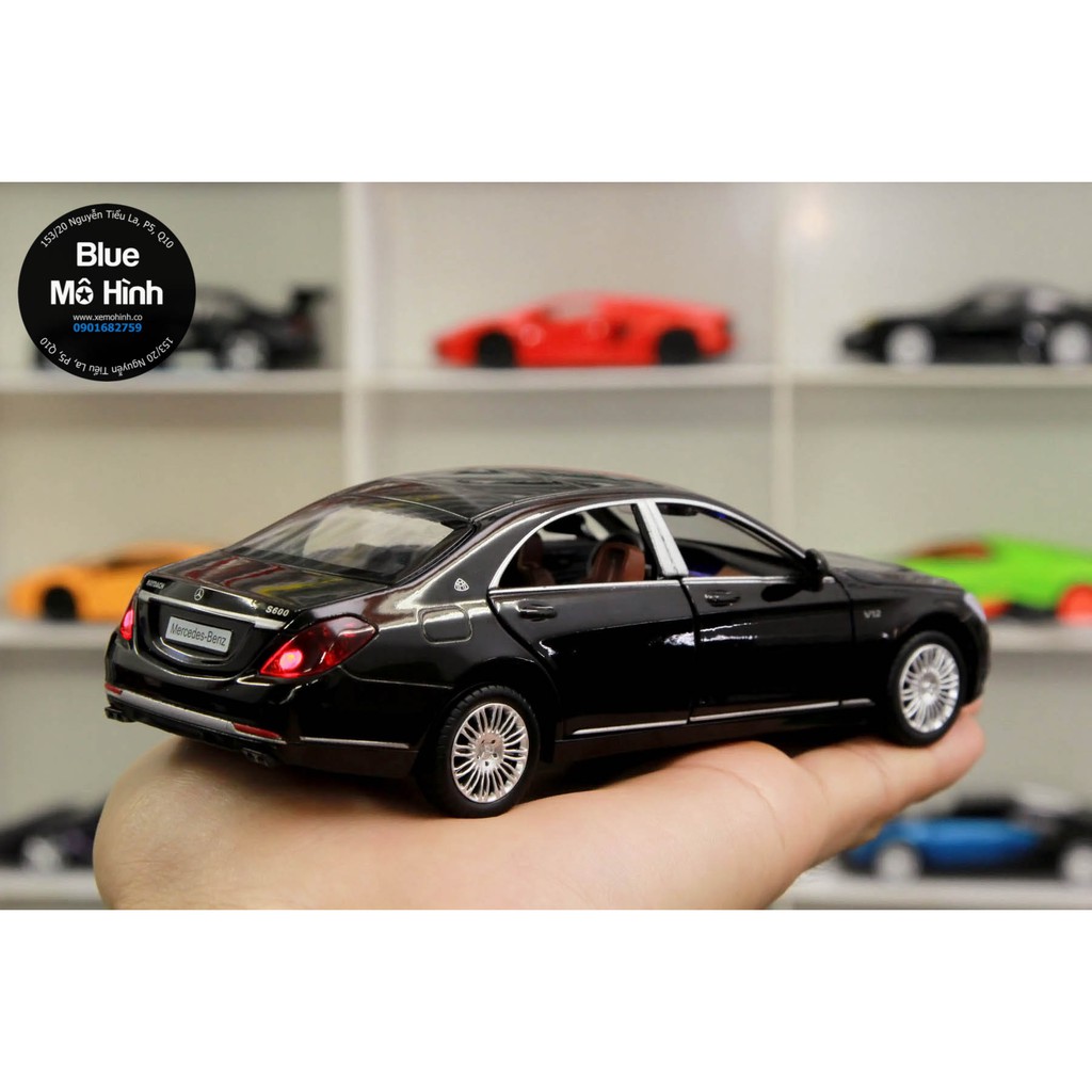 Blue mô hình | Xe mô hình Mercedes S600 Maybach tỷ lệ 1:32