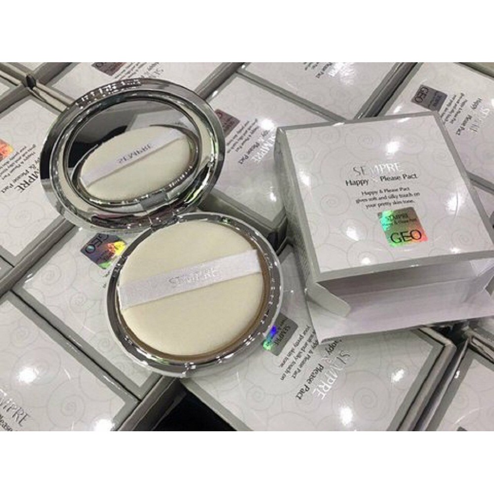 Phấn phủ Geo Ngọc trai Sempre Happy & Please Pact suu.shop cam kết 100% chính hãng | BigBuy360 - bigbuy360.vn