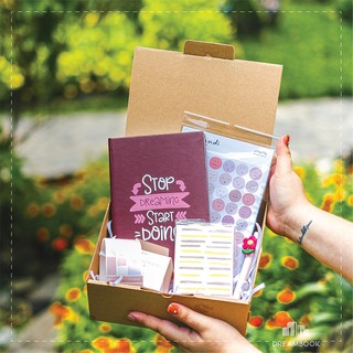 Planner Gift Set Combo: Sổ Explore - WashiTape - Sticker - Pen - Note