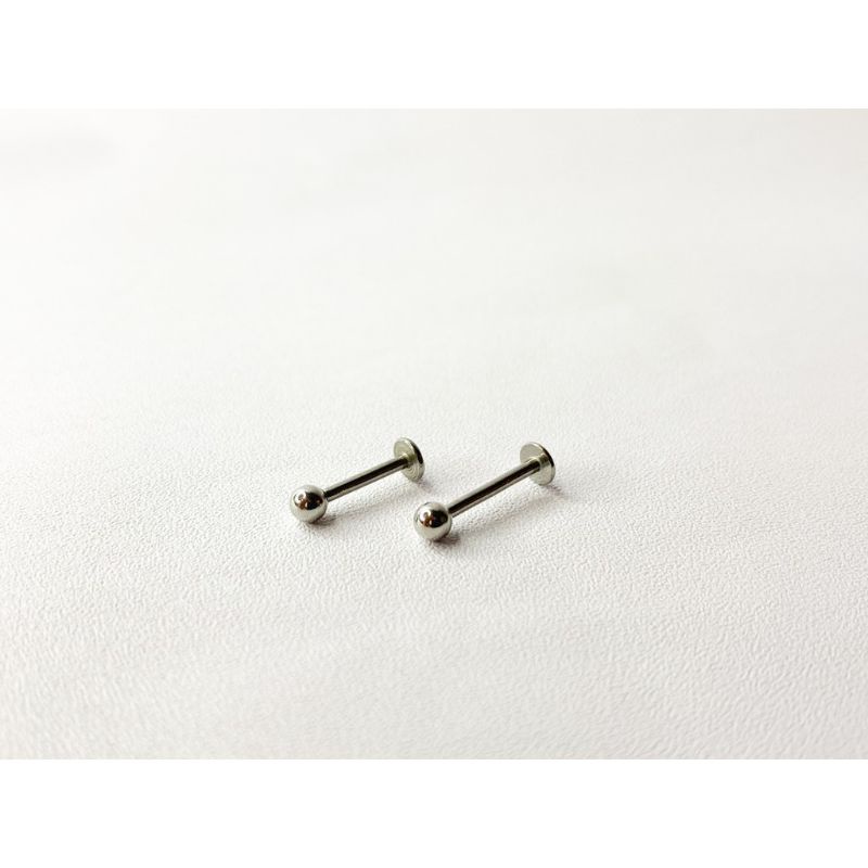 Khuyên Cơ Bản 1 Bi - Khuyên môi, tai, nẹp bump,... - Thép Y Tế Không Gỉ