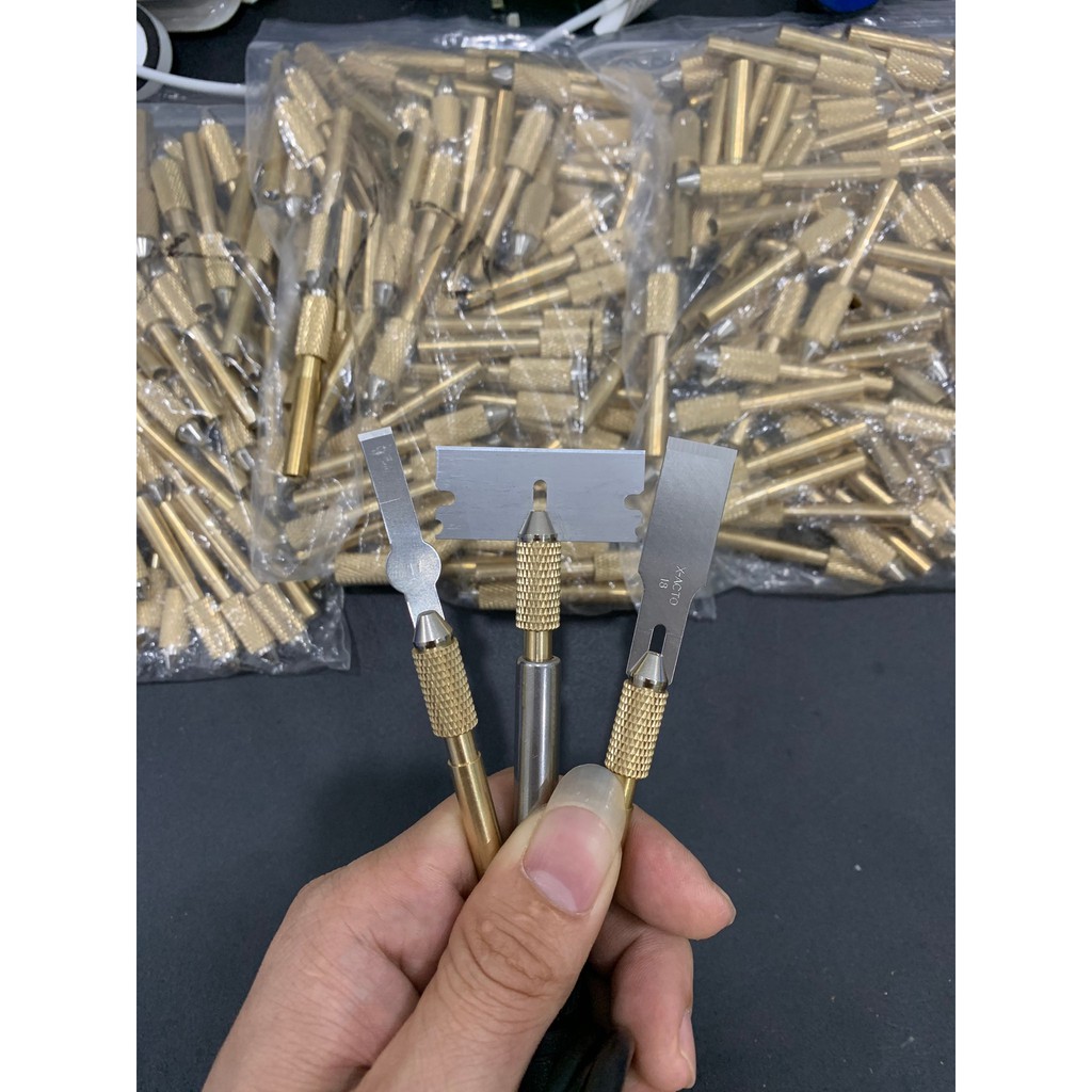 ĐẦU NHIỆT ĐỒNG LẮP TAY HÀN VÀ LƯỠI DAO