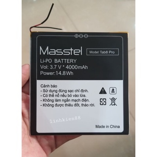 Pin máy tính bảng Masstel Tab 8 Pro (dùng chung pin tab 8.2 tab 8 plus) Chính hãng mới 100%  - Hàng chính hãng
