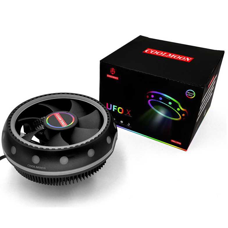 QUẠT TẢN NHIỆT FAN CPU Coolmon UFOX RGB