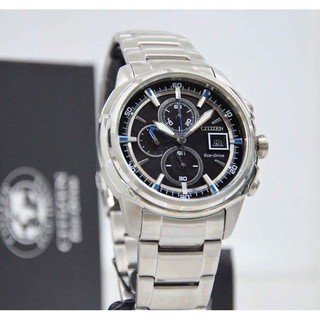 Đồng hồ nam citizen ca0370-54e -máy quartz pin eco-drive - kính cứng