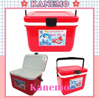 Phích đá vuông giữ nhiệt Kanemo 13l - 16L nhựa Việt Nhật 3913-3916
