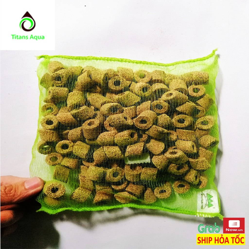 Sứ Maifan Ring Mountain Tree - túi 500g ~ 1 lít - sứ lọc cao cấp - khử NO2, NH3 và các kim loại nặng