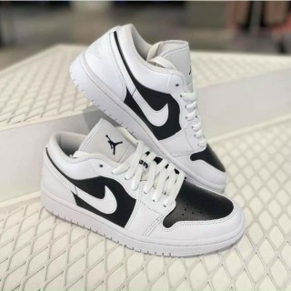😊GIÀY thể thao_Jordan Low Trắng Đen Cổ Thấp ,Sneakers AIR JORDAN 1 Low Black and White full bill box 2023