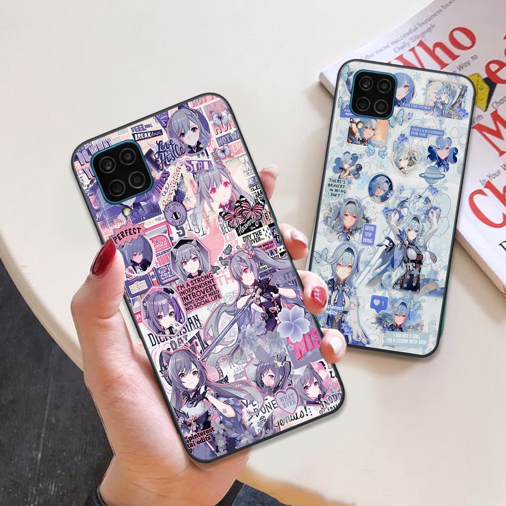 BỘ ốp lưng Samsung A12 / A22 4G in hình Genshin Impact siêu dễ thương, cá tính
