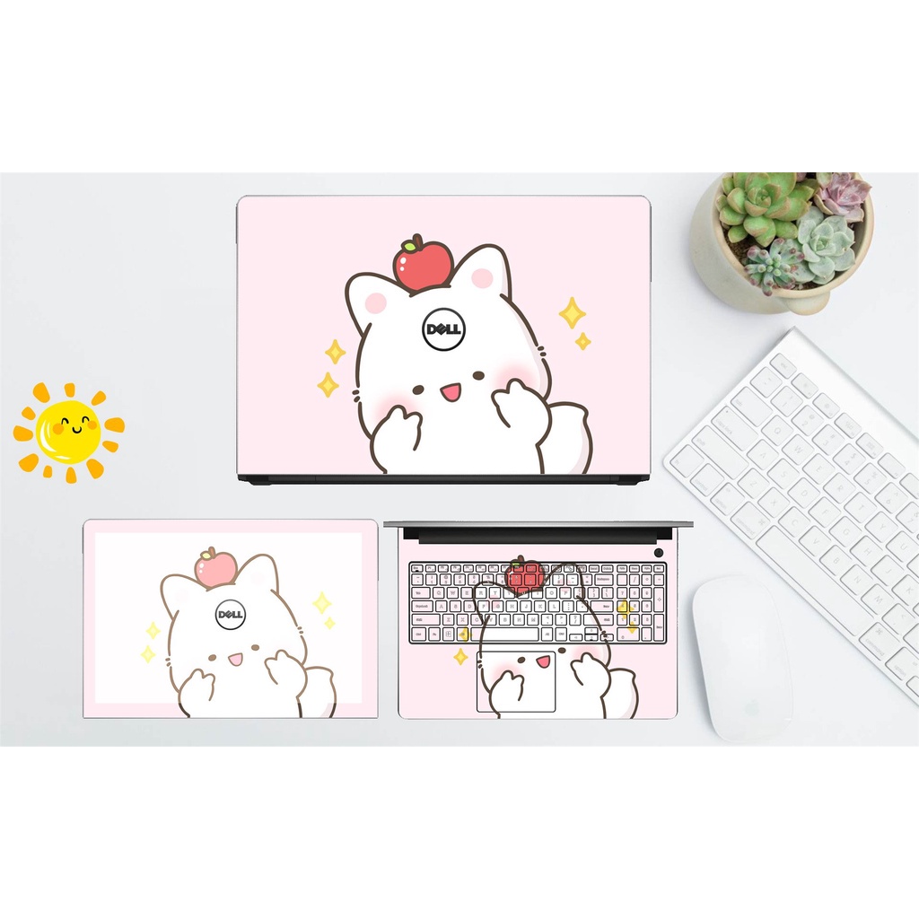 Mua 1 Tặng 1 Miếng Dán Laptop Cắt sẵn theo model máy của bạn Decal Dán Dell Hp Asus Lenovo Acer MSI Surface Vaio Toshiba