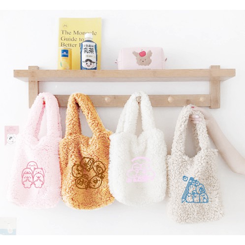 tote lông sumikko TTLS15 túi quai xách lông thêu dễ thương hot trend thần tượng hoạt hình idol