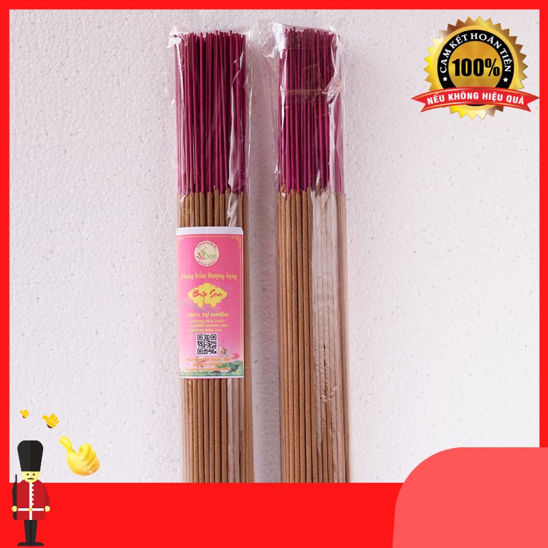 [Trầm Hương Búp Sen] Nhang Trầm thơm cao cấp Búp Sen 38cm - Trầm hương sạch tự nhiên