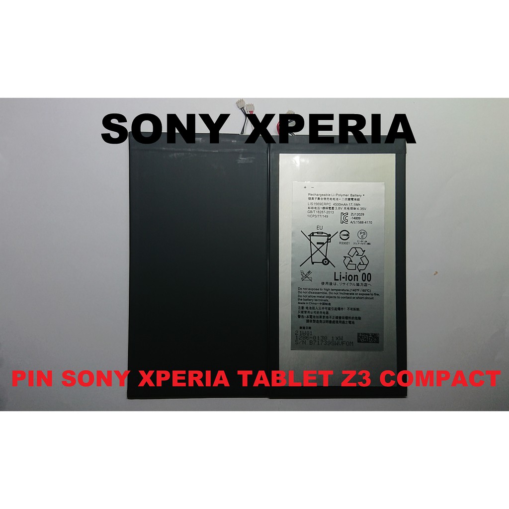 PIN &amp; BAO DA SONY XPERIA TABLET Z3 COMPACT