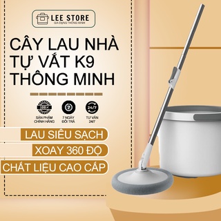 Cây lau nhà tự vắt thông minh K9 chổi lau nhà tách nước bẩn 360 độ bộ lau nhà cao cấp