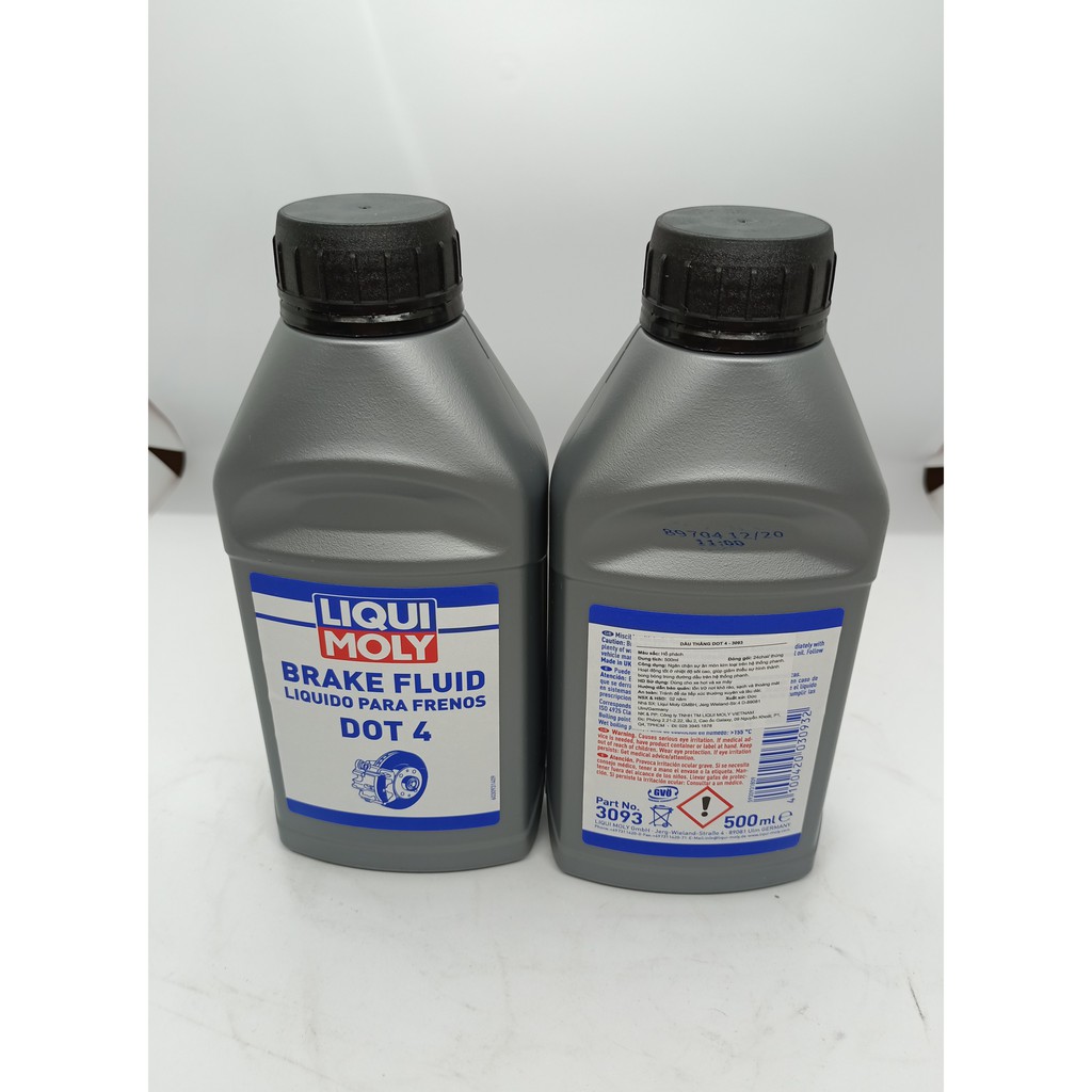 Dầu thắng DOT 4 Liqui Moly, dầu thắng cao cấp 500ml DOT4