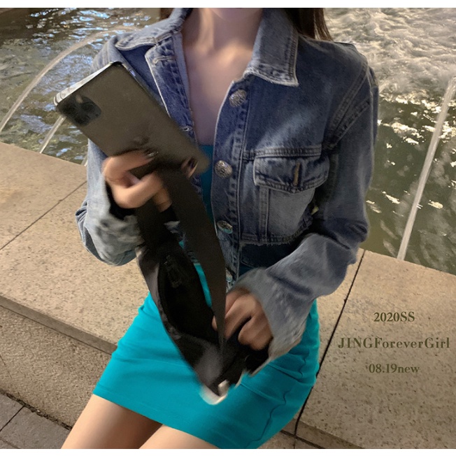 Áo Khoác Denim Thời Trang Mùa Hè Dễ Phối Đồ Dành Cho Nữ