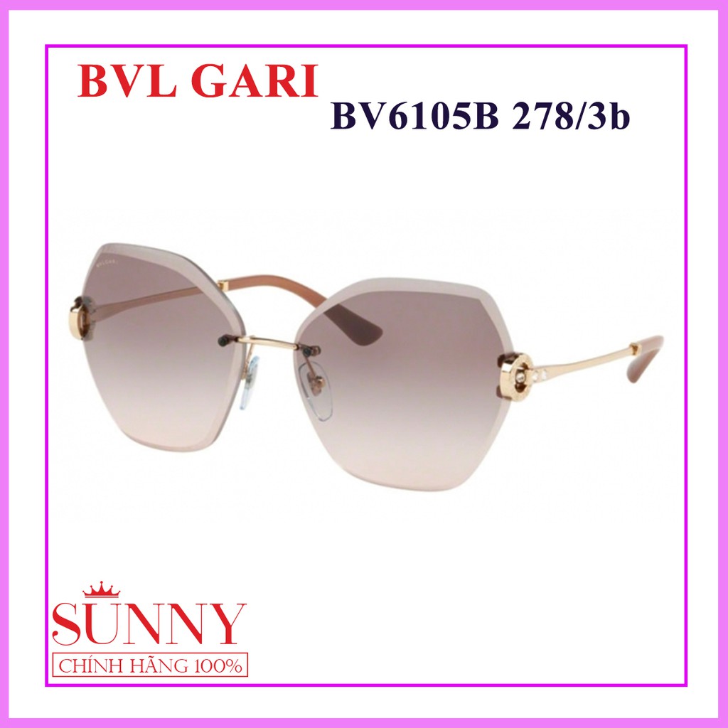 BV6105B - Kính mát Bvlgari chính hãng có tem thẻ bảo hành toàn quốc
