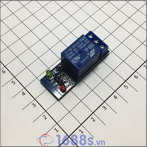 Module 1 Relay Kích Mức Thấp 5V - 12V - 1688s.vn