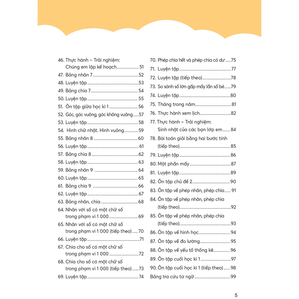 Sách - TOÁN 3 - Bình Minh