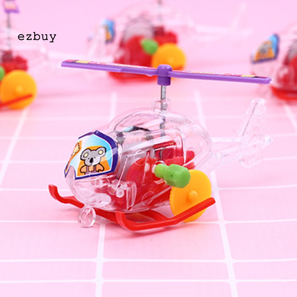 Máy Bay Đồ Chơi Mini Lên Dây Cót Thiết Kế Trong Suốt Dễ Thương Cho Bé